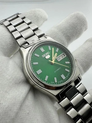 复古精工 5 自动正品日本制造男士腕表 — 第 1/4 张图片