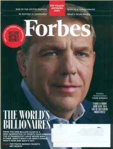 FORBES MAGAZINE-TODD BOEHLY+TOP WEALTH ADVISORS-BILLIONAIRES+TRUMP'S NET WORTH - Imagen 1 de 2