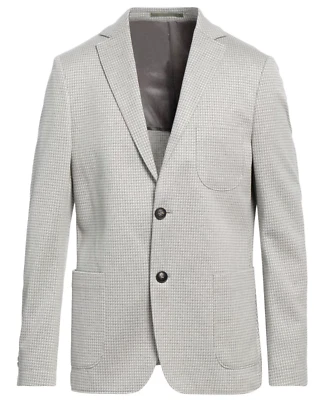 Pal Zileri Italiano Lujo Urbano Algodón Abrigo Deportivo, Blazer 52/42US NUEVO CON ETIQUETAS $1550 Foto 1 de 4