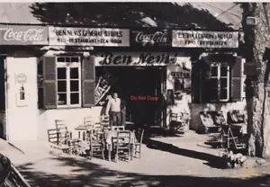 Real Photo Postcard Ben Nevis Store Bar Restaurant Tea Room Troodos Cyprus 1959 - Picture 1 of 3