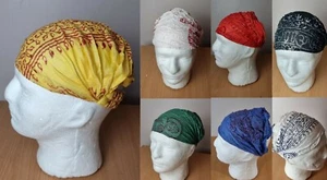 HECHA A MANO Dima Bohemia Liebre Ram Om Banda Mágica Cabello Elástica Sin Deslizantes Retro - Imagen 1 de 23
