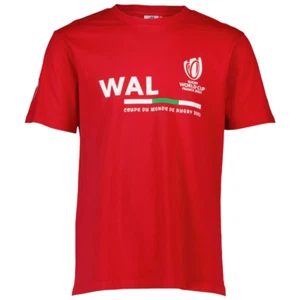 Camiseta Rugby Copa Mundial 2023 Hombre Gales Supporter Top - Nueva - Imagen 1 de 3
