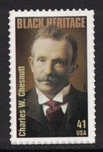 Scott 4222 - Charles W. Chesnutt, Black Heritage - Estampilla sin montar o nunca montada 41c 2008 - sin usar como nuevo - Imagen 1 de 1