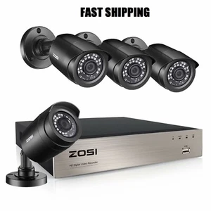 4 telecamere di sicurezza WiFi per esterni 1080P wireless con visione notturna video - Foto 1 di 9