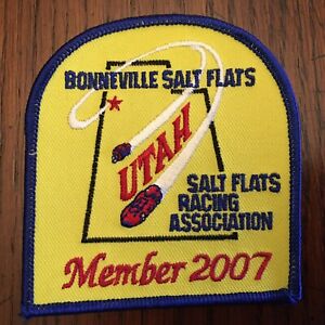 Bonneville Salt Flats Racing Association membre 2007 Utah patch pour chapeau capuchon manteau