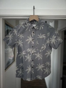 Katin Mai Tai Boys Button Down Shirt, Grey Size S - Picture 1 of 3