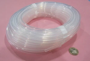 Tubo de EVA, transparente, 1/4"" OD x 1/8"" ID x 1/16"" pared x 100 pies de largo - Imagen 1 de 15