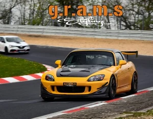 Honda S2000 CR Style CARBON FIBER Front Bumper Splitter / Lip for Racing v9 - Bild 1 von 16