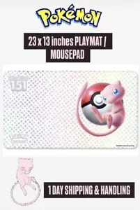Tappetino da gioco Pokemon 151 UPC Mew Play Mat collezione ultra premium UPC - Foto 1 di 4