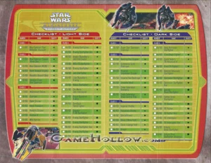 Star Wars Miniatures Checklist STARSHIP BATTLES and Rules - Picture 1 of 1