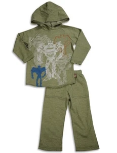Charlie Rocket Toddler Little Boys Long Sleeve Hoodie Sweatshirt Pant Set - Picture 1 of 9