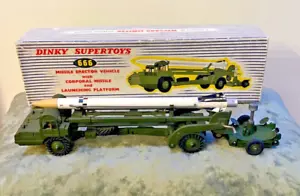 Dinky SuperToys Nr. 666 Raketenaufrichterfahrzeug fast neuwertig im Originalkarton! - Bild 1 von 15