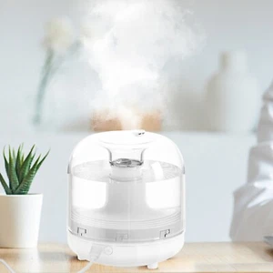 Portable USB LED Mini Car Home Humidifier 500ml Aroma Oil Diffuser Mist Purifier - Picture 1 of 13