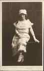 Théâtre femme en robe IF WINTER COMES FJ marin Doncaster c1910 RPPC