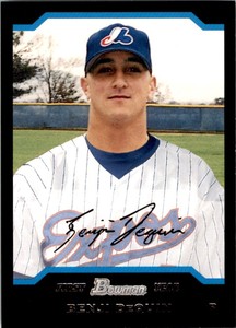 2004 Bowman MINT -- Benji DeQuin Rookie Montreal Expos #295