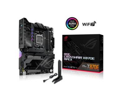 ASUS ROG CROSSHAIR X870E APEX AMD X870E AM5 ATX motherboard, Advanced AI - Image 1 of 4
