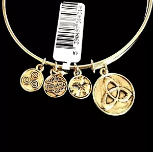 Keltisch Irisch Bettelarmreif Armband Keltischer Knoten Keltische Spirale Irland Kleeblatt - Bild 1 von 4