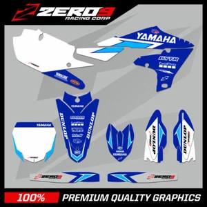 KIT DE GRÁFICOS YAMAHA MOTOCROSS CALCOMANÍAS MX: YZ YZF 65 85 125 250 450 AZUL RIOT - Imagen 1 de 1