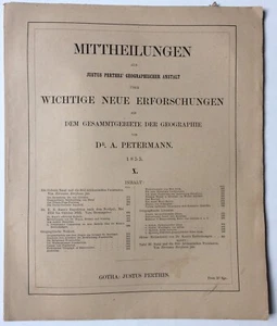Kane's Second Arctic expedition, an article in Petermann's Mittheilungen - Imagen 1 de 2