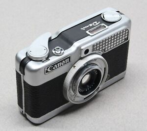 Canon Demi 35mm Half-Frame Camera w/ 28mm f/2.8 Lens Chrome & Black Model