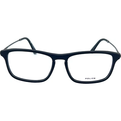 Marco de gafas de plástico para hombre Police VPL956 Highway 12 0703 negro mate 54-16 Foto 1 de 4