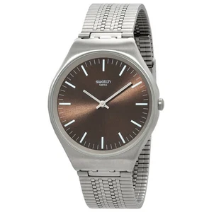 Swatch Skinboot Quartz Brown Dial Watch SYXS112GG - Picture 1 of 3