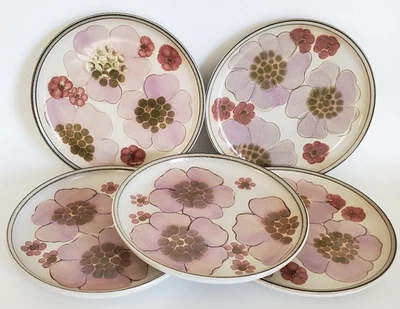 (5) DENBY GYPSY LANGLEY STONEWARE SALAD PLATES 8.25" - Image 1 of 4