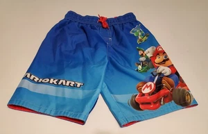 Boys Mario Kart Size 8 S Small Youth Swim Shorts Trunks - Picture 1 of 2