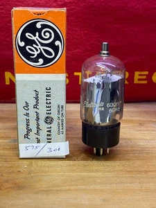 GE 6DQ6B / 6GW6 Vacuum tube Gray Plate Dual OO NOS Tested - Picture 1 of 3
