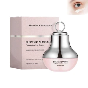 1/2PCS Electric Massage Eye Cream For Dark Fine Lines Tired Eye Refreshment - Picture 1 of 14