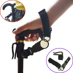 Walking Stick/Cane ~WRIST STRAP/Cord ~ Pants belt Clips Holder ~perfect solution - Picture 1 of 10