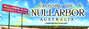 Crossing the Nullarbor Bumper Sticker - Picture 1 of 1
