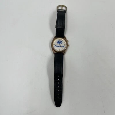 Reloj pulsera vintage Penn State de cuero dorado para hombre “tal cual” Foto 1 de 4