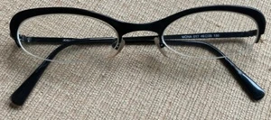 RAR Jean Lafont Paris Brille Mona 017 Schwarz Halbrand Gestell France 48-20 130 - Bild 1 von 17