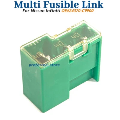 Fusible Link 40 AMP For Nissan Sentra Versa CUBE Infiniti FX35 QX56 24370-C9900 - Imagem 1 de 4