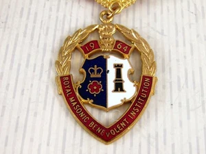 MASONIC JEWEL - 1964 ROYAL MASONIC BENEVOLENT INSTITUTION - Imagen 1 de 3