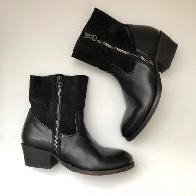 H by Hudson Mujer Riley Western Botas de Vaquero Moto Zapato al Tobillo EU 36 US 5-5.5 Foto 1 de 4