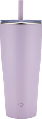 Copo de aço inoxidável SX-HA89H-VM com palha 30 onças roxo malva - Imagem 1 de 2