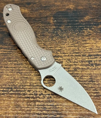 Spyderco Para 3 PM3 Tripe B Ligero G10 CPM 15V 223PBN15V SEGUNDO DE FÁBRICA Foto 1 de 3