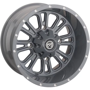 Moose Gray Rear 399X 12x8 Wheel - 399MO128110KG4 - Picture 1 of 6
