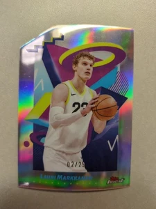 2025 Topps Finest Basketball Luke Markkanen/25 corte de tinte - Imagen 1 de 2