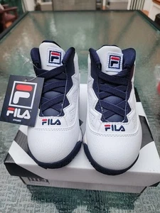 "FILA" Kinder/Babys Größe 8 weiß/marineblau Sneaker M3 (EB3) - Bild 1 von 10