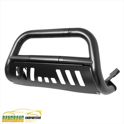 FOR TUNDRA 99-06 SEQUOIA 01-07 FRONT BUMPER GRILLE GUARD BULL BAR PUSH BLACK 3" Foto 1 de 4