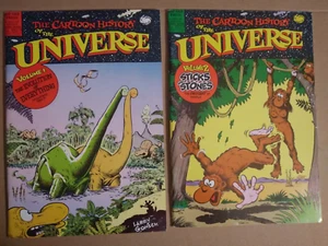 The Cartoon History of the Universe #1 & #2 by Larry Gonick - Delux Edition 1987 - Picture 1 of 1