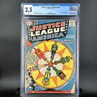 Justice League of America #6 (DC, 1961) CGC 2.5 Key Comic 🔥 10¢ National Comic