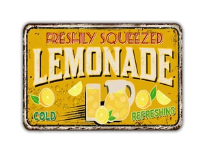 Fresh Squeezed Lemonade Sign Vintage Style - Picture 1 of 6