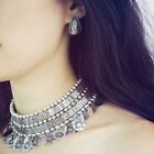 Coin Tassel Chunky Chain Necklaces Women Fashion Jewelry Collar Choker Necklace