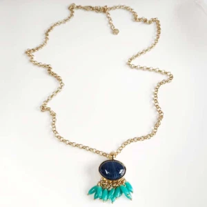 Nuevo Collar Colgante 32" Talbots Boho Floral Elegante Mujer Fiesta Vacaciones Joyería - Imagen 1 de 5
