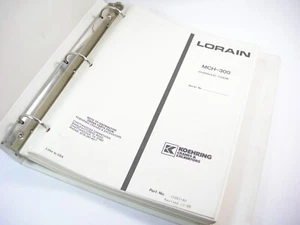 Koehring Lorain MCH300 Hydraulic Crane Parts Manual Book - Picture 1 of 6
