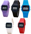 F91 Style Classic Digital Wristwatch Chronograph Mens And Womens Resin Strap 